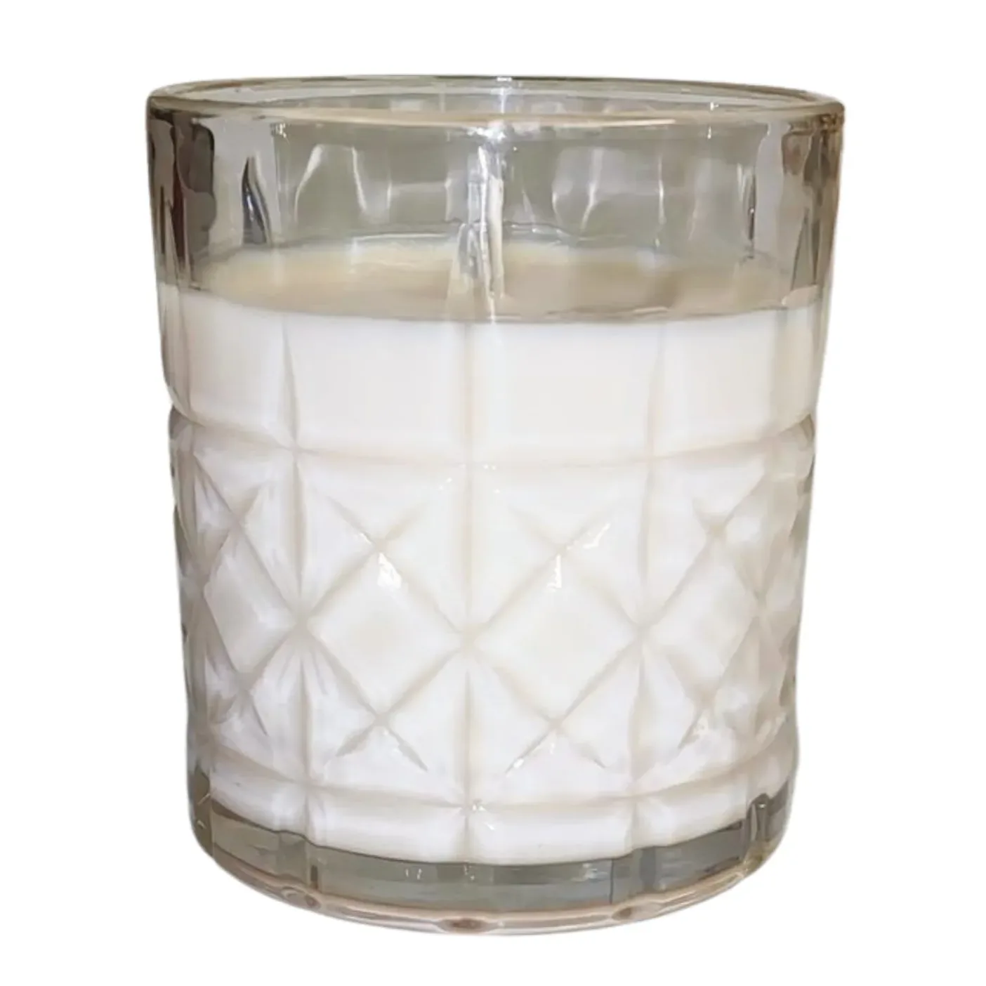 Vela de soja Luz de Oro Vela aromática de soja en vaso de cristal
