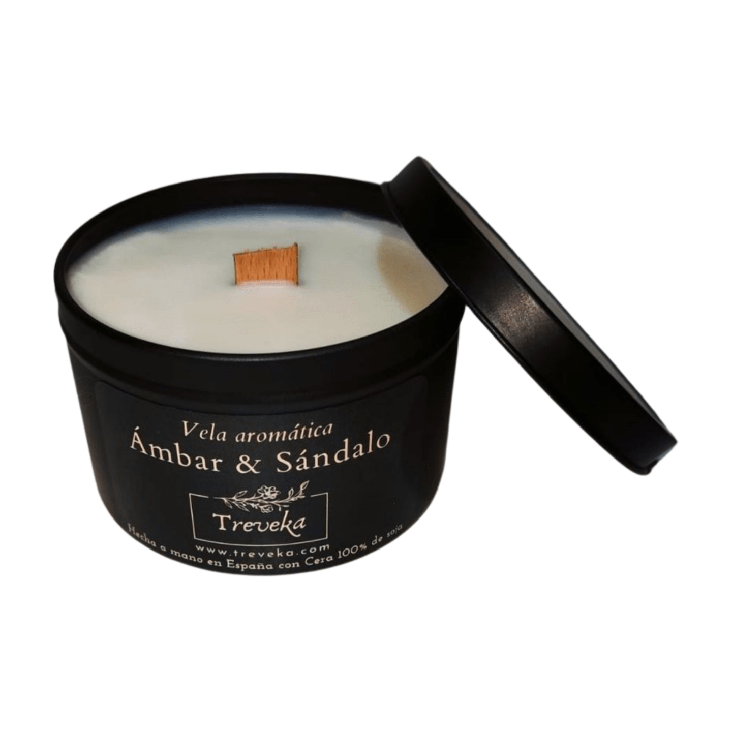 Ámbar & Sándalo 3-min Vela aromática Ámbar & Sándalo
